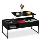 relaxdays Couchtisch Aufklappbarer Couchtisch (1-St), A