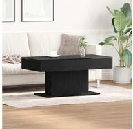 vidaXL Couchtisch vidaXL Couchtisch Schwarz Eichen-Optik 96 x 50 x 45 cm