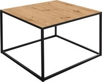 M&auml;usbacher Couchtisch, Couchisch BHT 80x45x80 cm mit Metallgestell