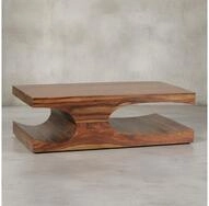 KADIMA DESIGN Couchtisch Couchtisch BOHA Massiv-Holz 118 cm breit...