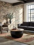 KADIMA DESIGN Couchtisch Couchtisch Mango Holz Metall 60x41x60 cm Industrial...