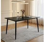 IDIMEX Esstisch NORA, Esszimmertisch 120x80 cm mit schwarzem Metallgestell...