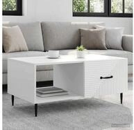 vidaXL Couchtisch vidaXL Couchtisch Wei&szlig; 90 x 50 x 40 cm Holzwerkstoff