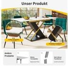 STILVORA Esstisch 120-160&times;80cm K&uuml;chentisch Ausziehtisch Beistelltisch