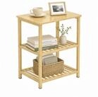 HOMCOM Beistelltisch f&uuml;r kleine R&auml;ume (Set, 1-St., 1 Tisch), 3 Ebenen