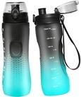LuxusKollektion Trinkflasche Wasserflasche Zeitmarkierung Tritan BPAfrei 750 ml
