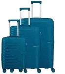 travelite Hartschalen-Trolley PACIFIC 3-tlg. Koffer-Set
