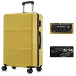 YONSLY Handgep&auml;ck-Trolley Premium Reisekoffer Hartschalen-Trolley Rollkoffer...