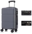 YONSLY Koffer Hartschalen-Reisekoffer Trolley Rollkoffer aus ABS und Aluminium,...