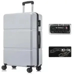 YONSLY Koffer Hartschalen-Reisekoffer Trolley Rollkoffer aus ABS und Aluminium,...