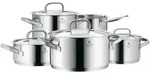WMF Topf-Set Gourmet Plus, Induktion, unbeschichtet, Deckel aus Edelstahl und...