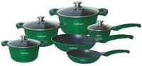 Cheffinger Topf-Set Kochgeschirr-Set Topf Induktion Alu Guss Pfanne Kochtopfset