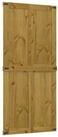 vidaXL Zimmert&uuml;r 90 x 210 cm Scheunent&uuml;r Corona Honigbraun 90x210 cm Massives