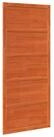 vidaXL Zimmert&uuml;r 90 x 2,5 x 208 cm Scheunent&uuml;r Wachsbraun 90x2,5x208 cm...