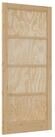 vidaXL Zimmert&uuml;r 93 x 211 cm Interior T&uuml;r Natur 93x211 cm Sperrholz