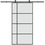 vidaXL Zimmert&uuml;r 1025 x 205 cm 2135 cm Schiebet&uuml;r mit Beschlag 102,5x205 cm