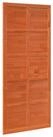 vidaXL Zimmert&uuml;r 80 x 2,5 x 208 cm Scheunent&uuml;r Wachsbraun 80x2,5x208 cm...