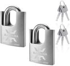 LuxusKollektion Vorh&auml;ngeschloss Vorh&auml;ngeschloss Edelstahl 60mm KAWAHA