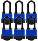 LuxusKollektion Vorh&auml;ngeschloss Vorh&auml;ngeschloss 6er-Pack Zwillings Blau