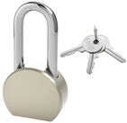LuxusKollektion Vorh&auml;ngeschloss Vorh&auml;ngeschloss Edelstahl Halbrund 65mm Langer