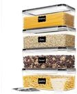 LuxusKollektion Vorratsdose Vorratsdosen Deckel Luftdicht BPA Pasta Nudeln 3.2L...