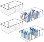 LuxusKollektion Aufbewahrungssystem K&uuml;hlschrank Organizer 4er Stapelbar
