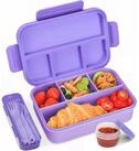 LuxusKollektion Lunchbox Brotdose Lunchbox Bento F&auml;cher 1300ML Kinder...