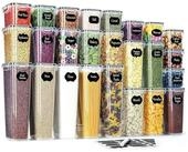 LuxusKollektion Vorratsdose 25er Set Vorratsdosen Luftdicht Stapelbar f&uuml;r...