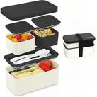 LuxusKollektion Lunchbox Lunchbox 1450ml 2in1 Auslaufsicher BPAfrei Erwachsene
