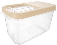Orion Group Vorratsdose F&uuml;r Tierfutter in transparent und Beige 10L,...