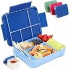 LuxusKollektion Lunchbox Brotdose Kinder mit F&auml;chern 1330ML Lunchbox Bento Box