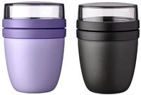 Mepal Lunchbox Lunchpot Ellipse mit 500 ml + 200 ml f&uuml;r Joghurt & M&uuml;sli,