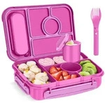 LuxusKollektion Lunchbox Brotdose Bento Lunchbox 1300ml 5F&auml;cher Kinder BPAfrei...