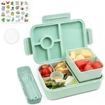LuxusKollektion Lunchbox Brotdose Kinder Bento Box Lunchbox Auslaufsicher 1300ml