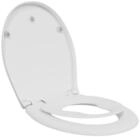 vidaXL WC-Sitz 47 x 37 x 4 cm Familien-Toilettensitz mit Kindersitz...