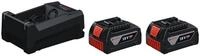 Bosch Professional GBA Akku Starter-Set (18 V), 2 x 18 V 5 Ah und GAL 12V/18V-80