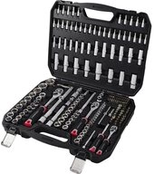 TOOLCRAFT Steckschl&uuml;ssel Bit- und Steckschl&uuml;ssel-Set 1/2, 1/4, 3/8 196teilig