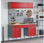 vidaXL Mehrzweckschrank-Set vidaXL Arbeitsschrankset mit Schubladen mit...