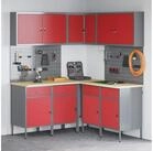 vidaXL Mehrzweckschrank-Set vidaXL Arbeitsschrankset mit Schubladen mit Regal...
