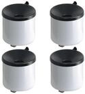 PROREGAL&reg; Aschenbecher Runder feuerl&ouml;schender Wandaschenbecher aus Metall, Mit