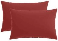vidaXL Kissenbezug Kissenbezug 2 pcs HEERLEN Weinrot 50 x 75 cm Polyester, (2...