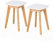 relaxdays Sitzhocker Esszimmerhocker im 2er Set (2er Set, 2 St)