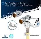 tecuro Ger&auml;teventil Batterie- Ger&auml;teventil Anschlussventil f&uuml;r Wandarmaturen