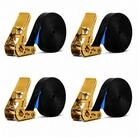 LuxusKollektion Spanngurt Spanngurte mit Ratsche 15m 4er Set 800kg (4-St)