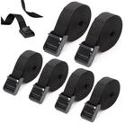 LuxusKollektion Spanngurt Spanngurte 6tlg. 2x2m/4x1m 25mm Klemmschloss schwarz...