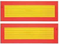 IWH Zielmarkierung IWH ECE 70 097607 Warnstreifen Orange (fluoreszierend), Gelb