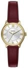 Fossil Quarzuhr Gilmore ES5510, Armbanduhr, Lederarmband, analog