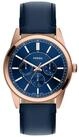 Fossil Quarzuhr Pearson FS6196, Armbanduhr, Lederarmband, analog, Tag,...