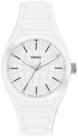 Fossil Quarzuhr Everett FS6176, Armbanduhr, Silikonarmband, analog
