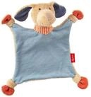 Sigikid Kuscheltier Schnuffeltuch Hund Fips Baby 26 cm blau/beige